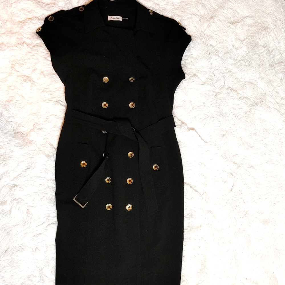 Calvin klein trench coat dress